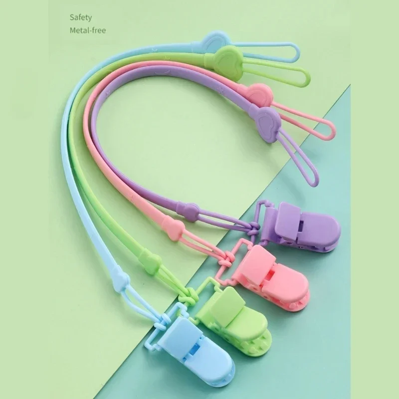 Baby Food Teether - Chain Fastened Strap for Baby Pacifier