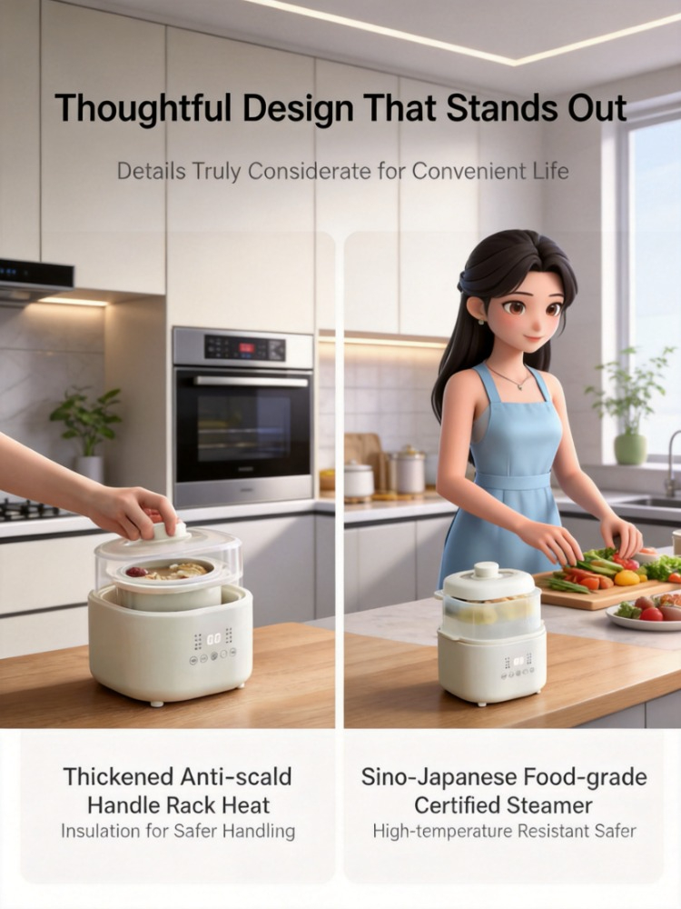 Baby Food Usa - 220V Small Electric Cooker, Baby Food