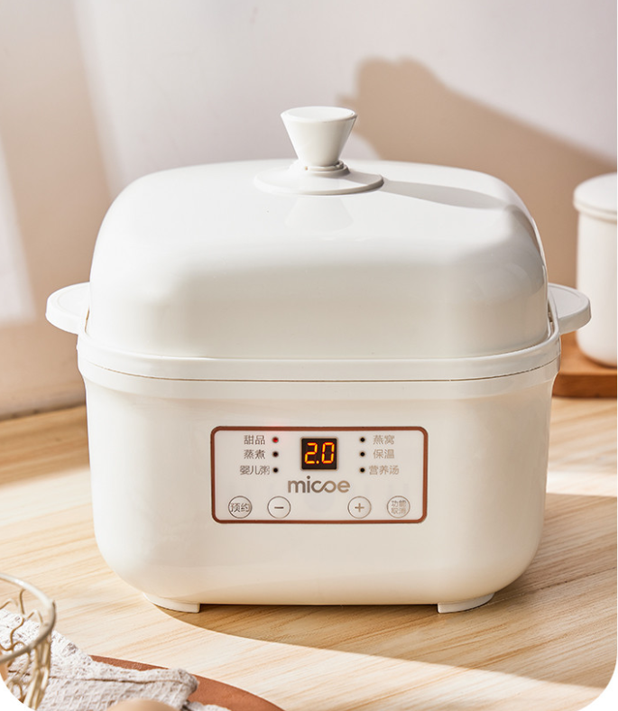 Baby Food Usa - Household Ceramic Electric Stew Cup, Water