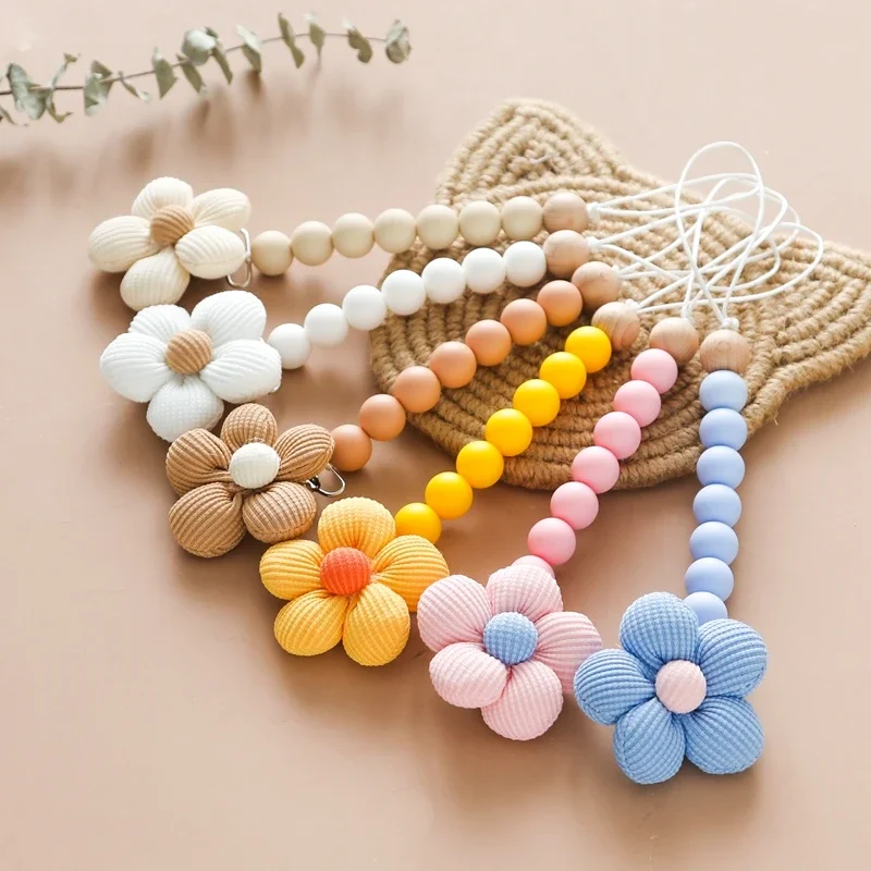 Baby Food Teether - 1pc Cute Baby Silicone Flower Pacifier
