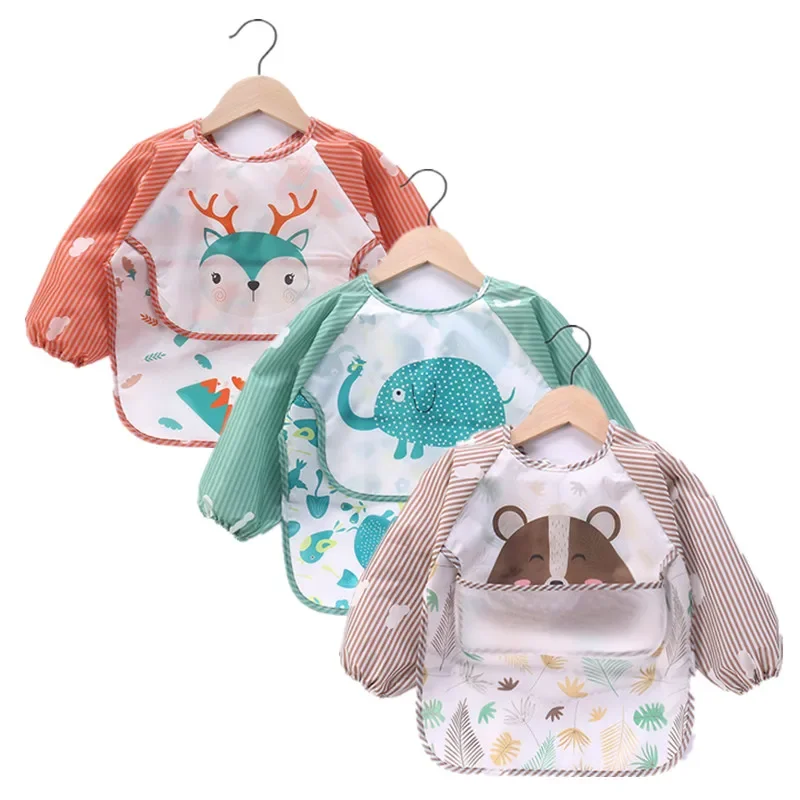 vvocci Waterproof Toddler Art  - Bib Long Sleeve review and price