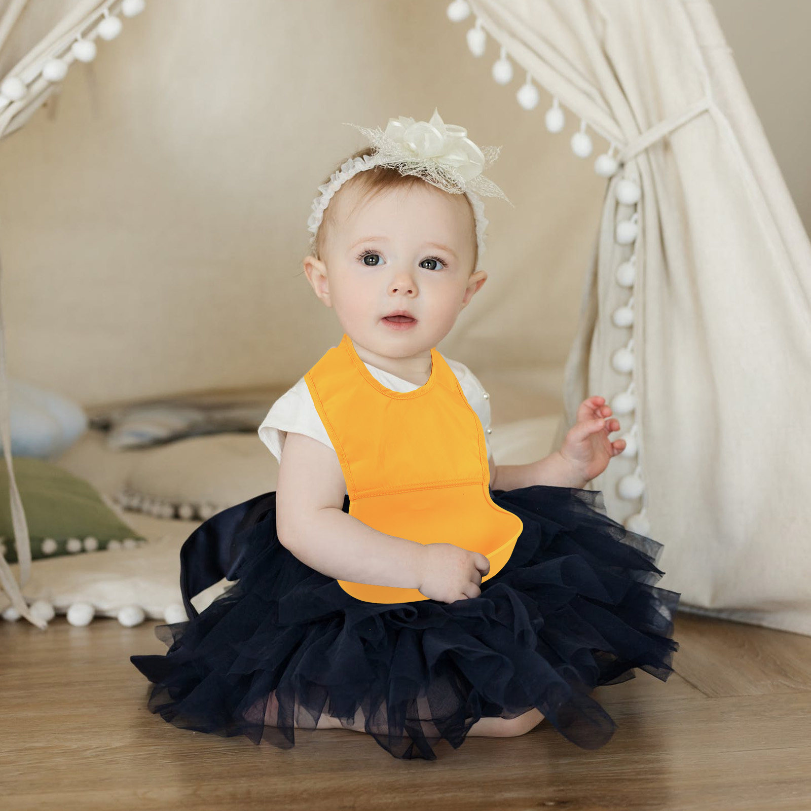 Baby Bibs Premium Cotton Blend - Baby Food Apron review and price