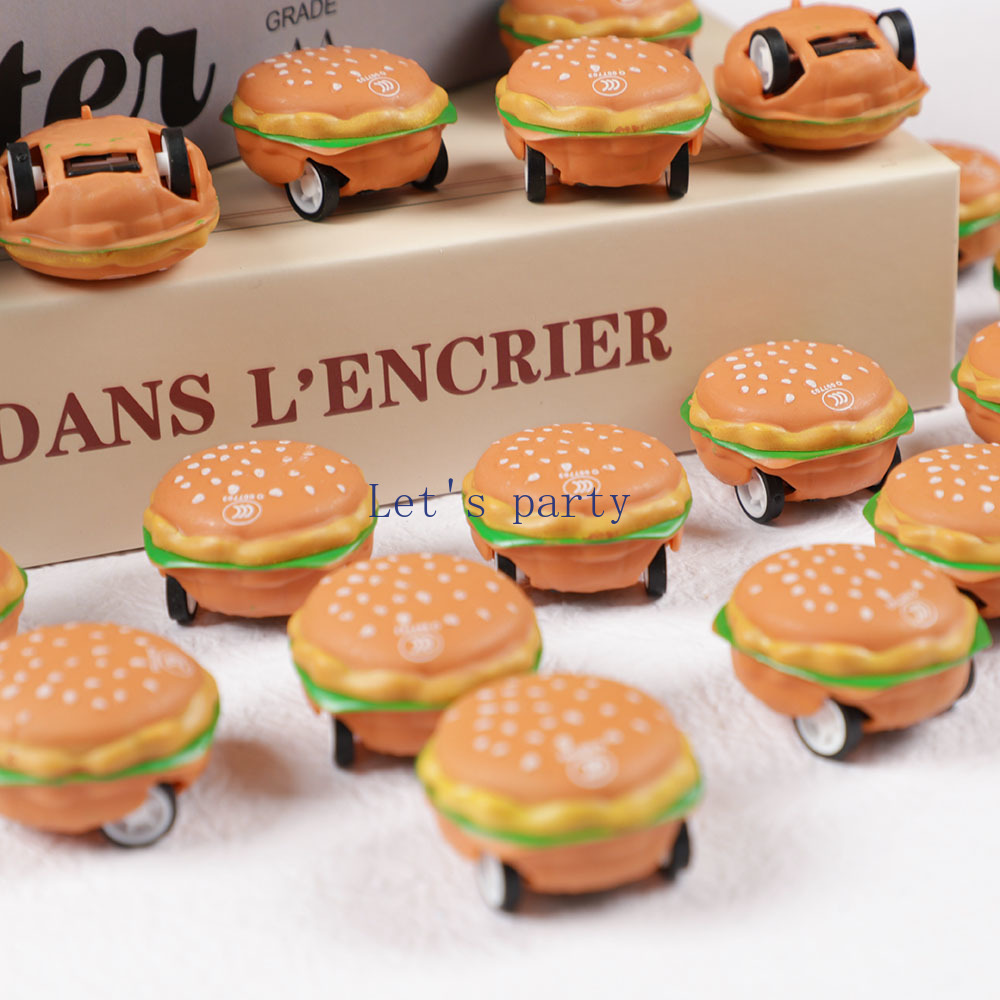 15Pcs Mini Cute 3D Burger Pull - Baby Food For 2 Year Old review and price
