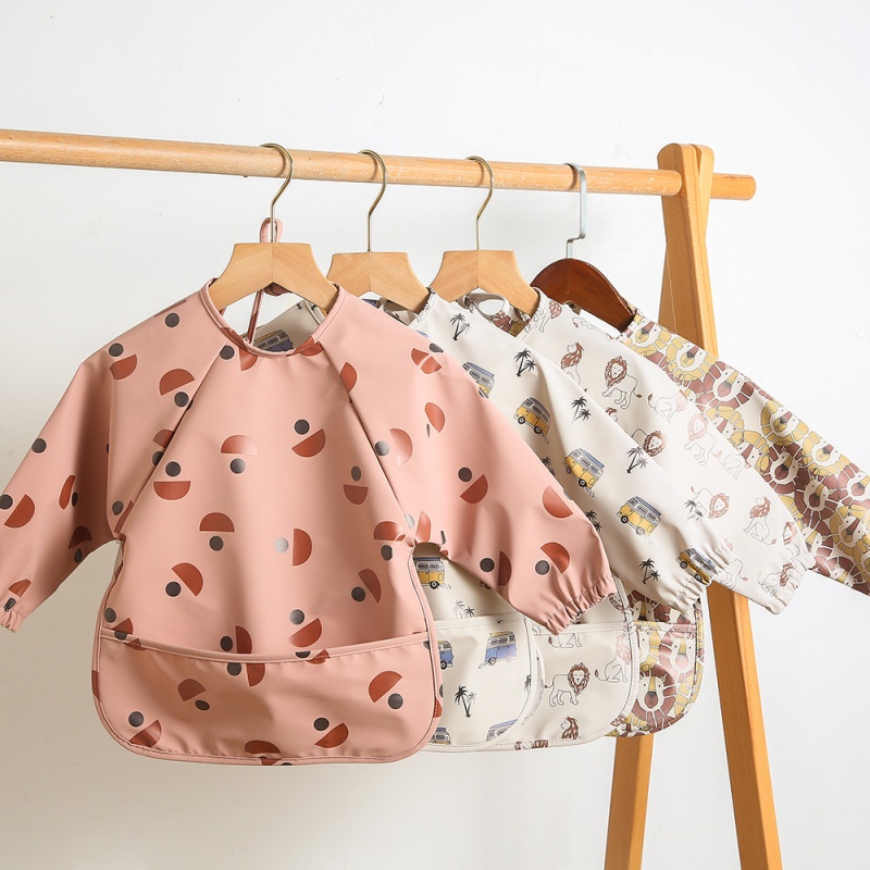 Long-sleeved PU reversible bib - Bib Long Sleeve review and price