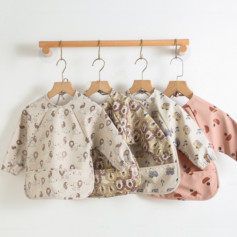 Long-sleeved PU reversible bib - Bib Long Sleeve review and price