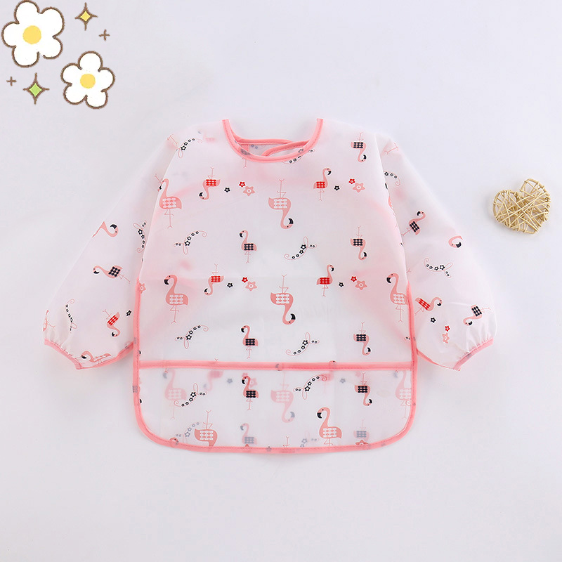Baby Silicone Cartoon Bib 0-6  - Bib Long Sleeve review and price