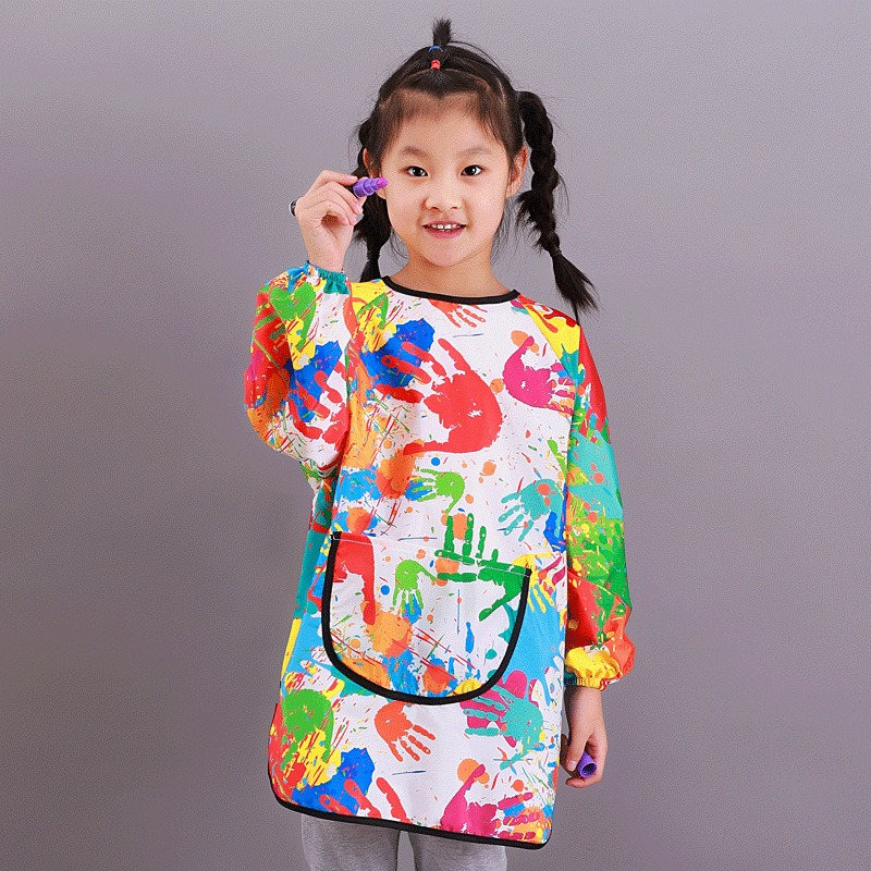 Toddler Waterproof Art Smock w - Bib Long Sleeve review and price
