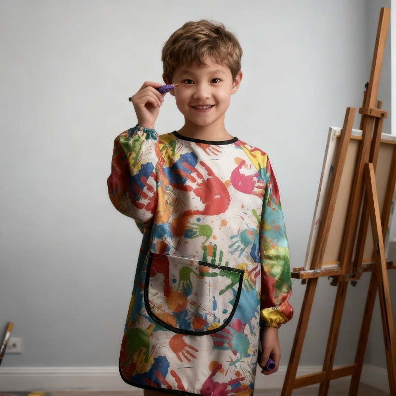 Toddler Waterproof Art Smock w - Bib Long Sleeve review and price