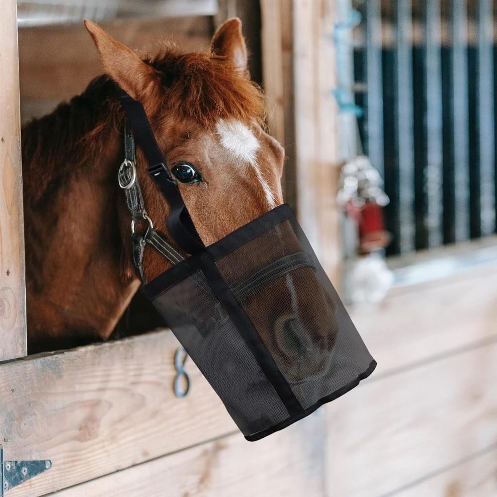 Multi-color Leak-Proof Horse F - Mesh Feeder Bag review and price