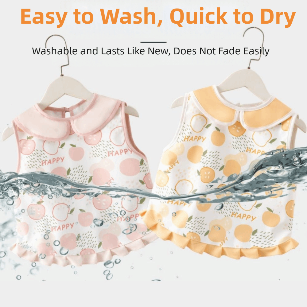 Short Sleeved Children's Sleev - Baby Food Apron review and price