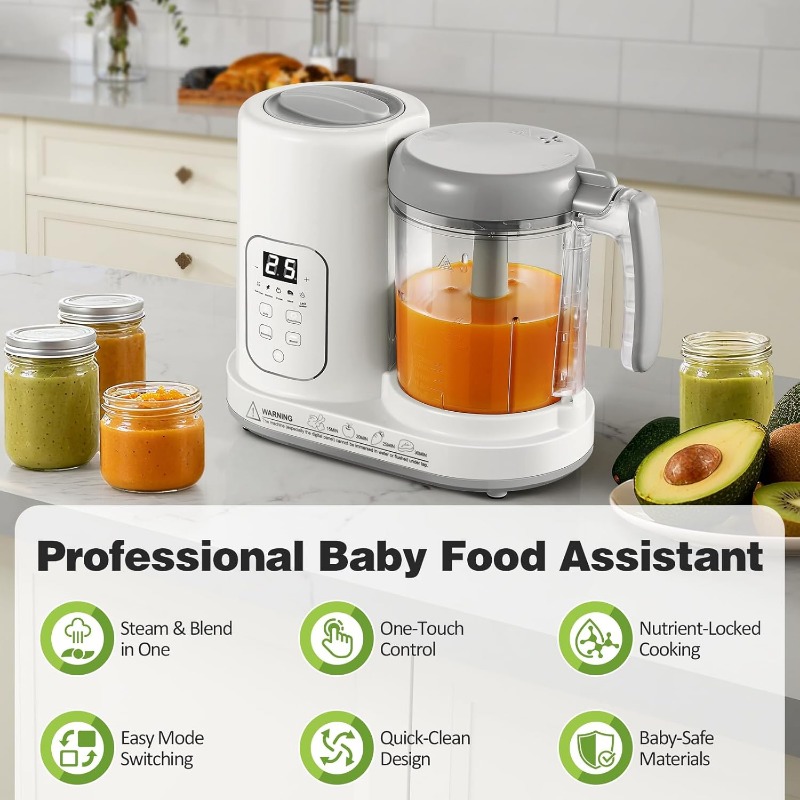 Baby Food Maker Steamer Blende - Baby Food For 2 Year Old review and price