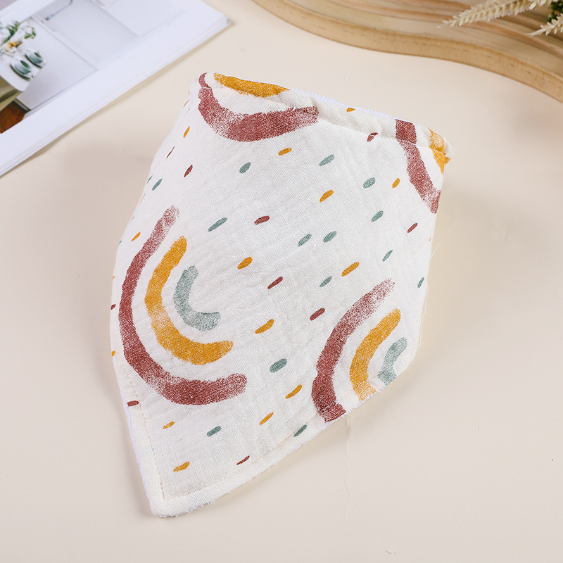 Baby Cotton Bibs Triangle Sali - Baby Food Apron review and price
