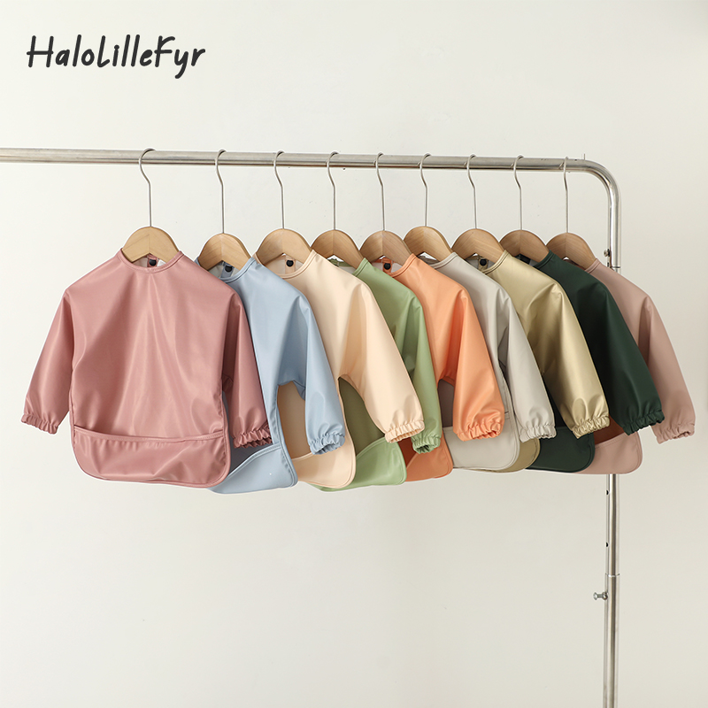 Baby Bibs Burp Cloth Solid Col - Bib Long Sleeve review and price