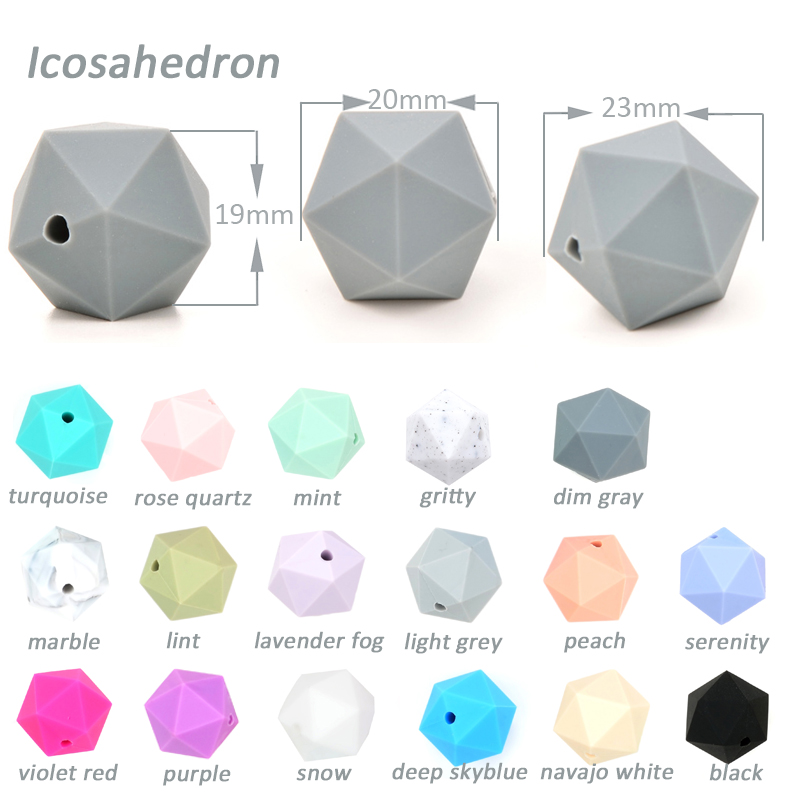 LOFCA 10pcs Icosahedron Teethe - Baby Food Teether review and price