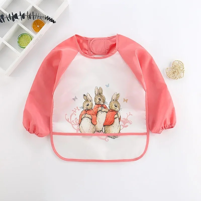 Baby's Soft Waterproof Bib Kid - Bib Long Sleeve review and price