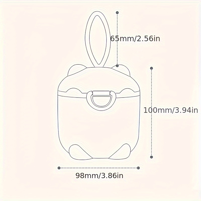 1pc Portable Four-Layer Milk P - Baby Food Nestle review and price