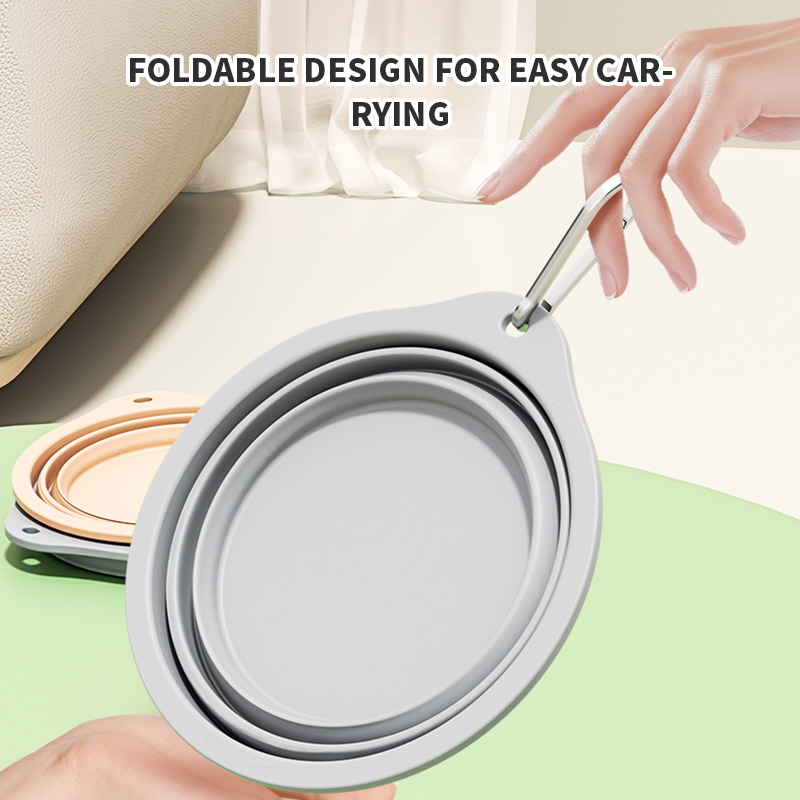 Collapsible Silicone Dog Bowl, - Baby Food Cat review and price