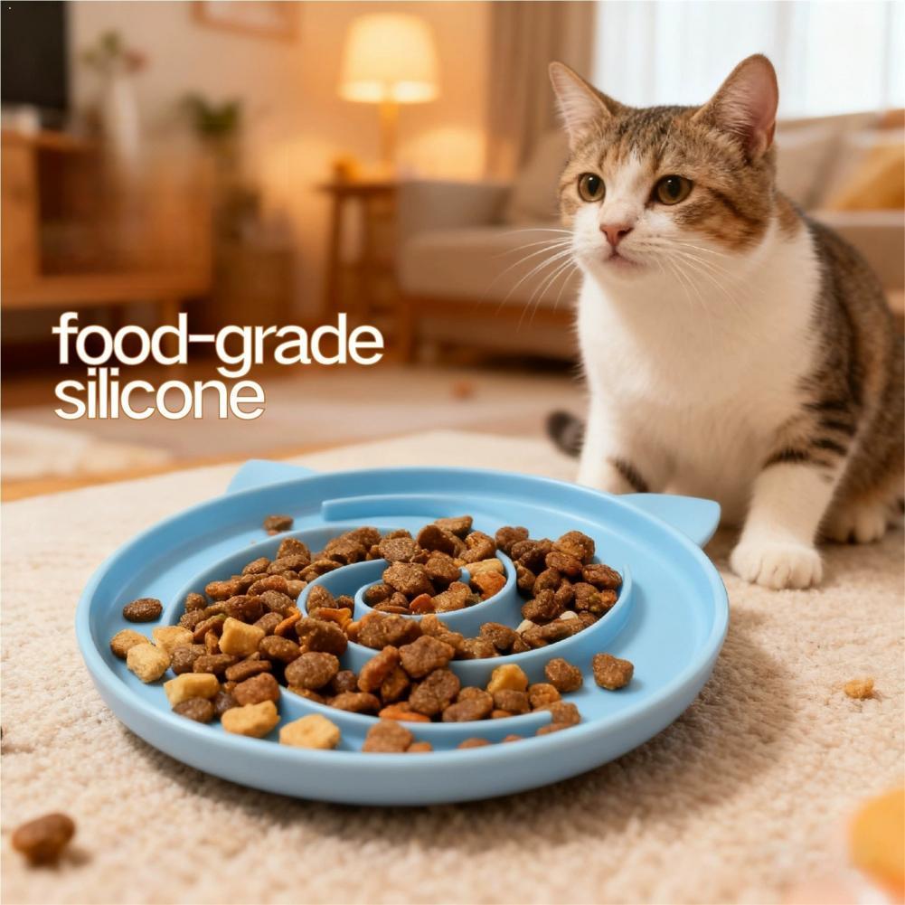 Pet Slow Food Bowl Maze Design - Baby Food Cat review and price