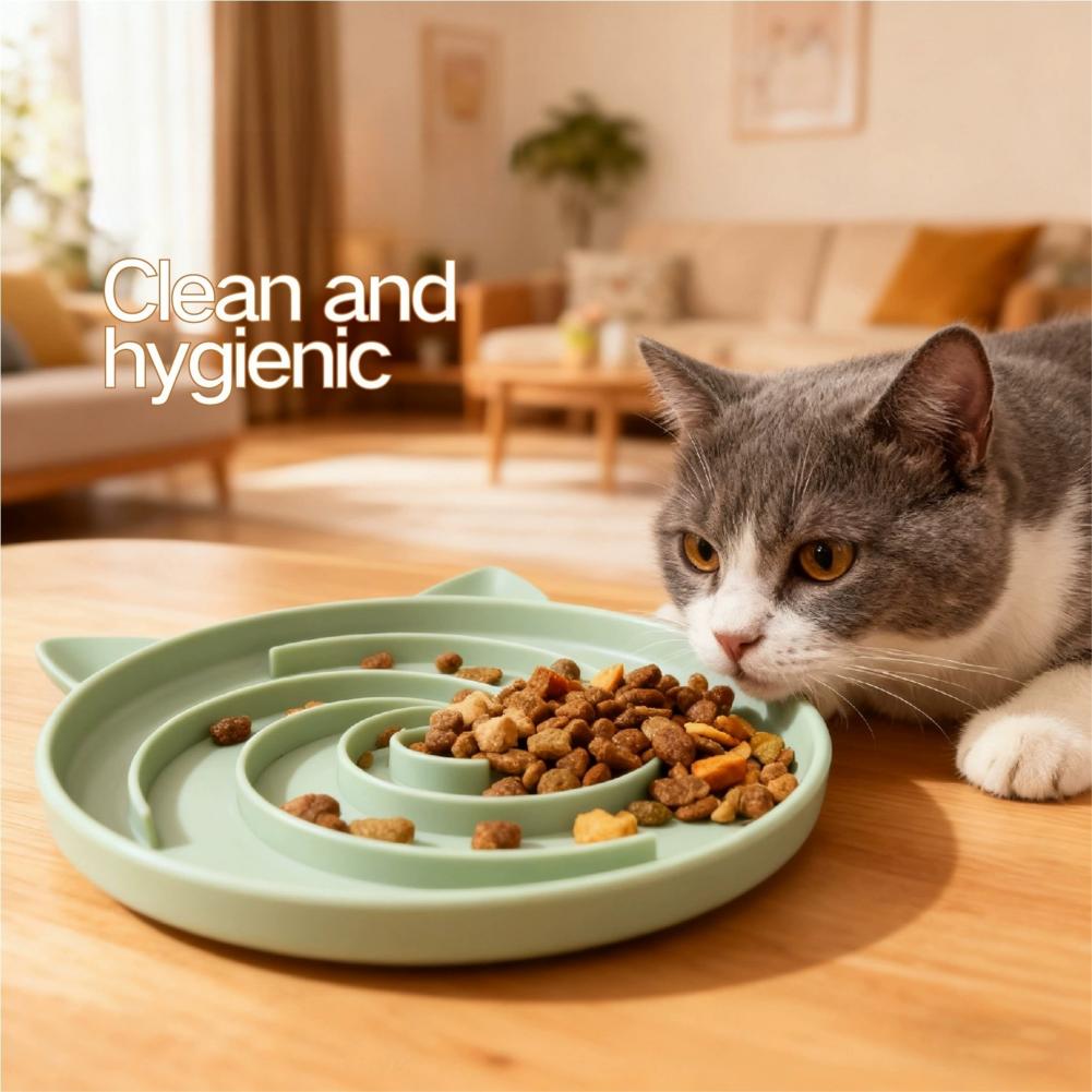 Pet Slow Food Bowl Maze Design - Baby Food Cat review and price