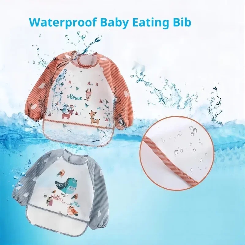 1-5pcs For1-3Year Baby Long Sl - Bib Long Sleeve review and price