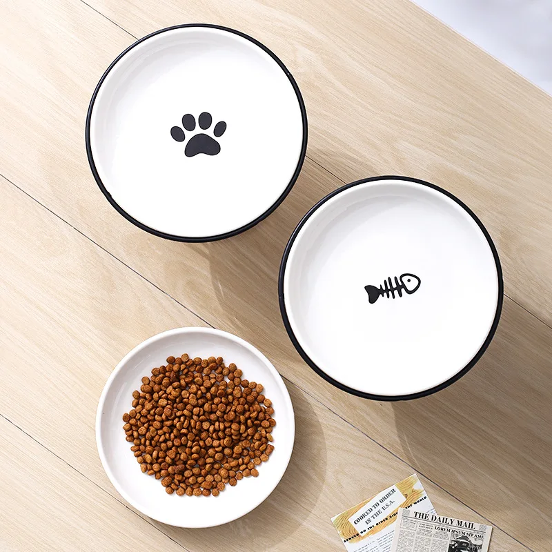 Non-Slip Ceramic Pet Bowl with - Baby Food Cat review and price