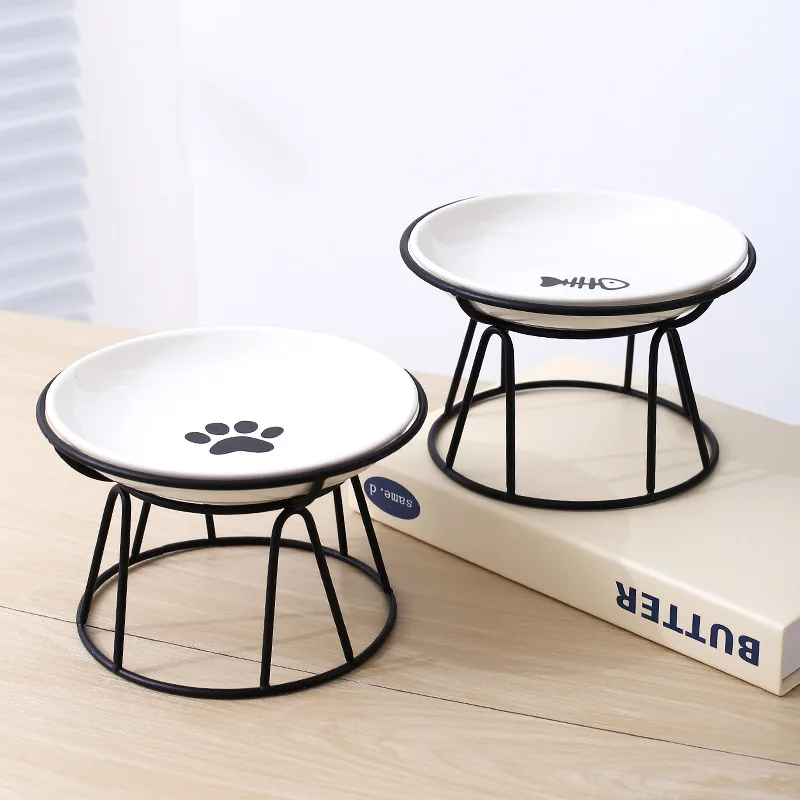 Non-Slip Ceramic Pet Bowl with - Baby Food Cat review and price