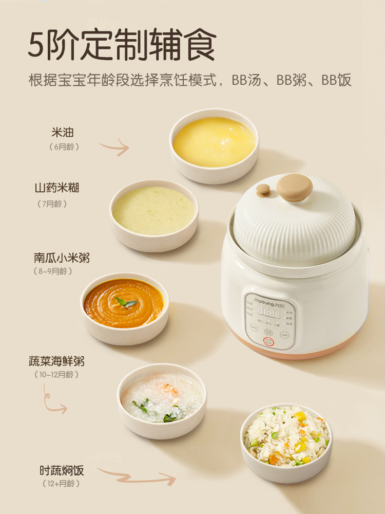 Jiuyang micro-pressure BB pot  - Baby Food Usa review and price